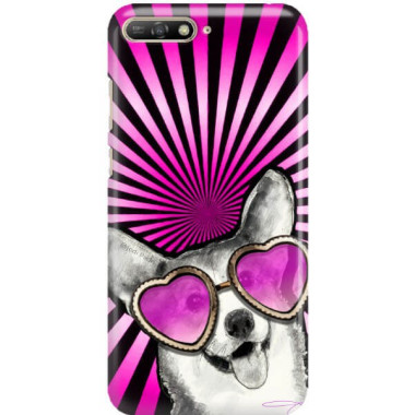 Etui Huawei Y6 2019, Etui Jodi Pedri Transparentny - FunnyCase
