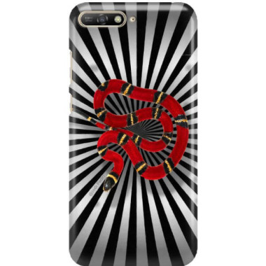 Etui Huawei Y6 2019, Etui Jodi Pedri Transparentny - FunnyCase