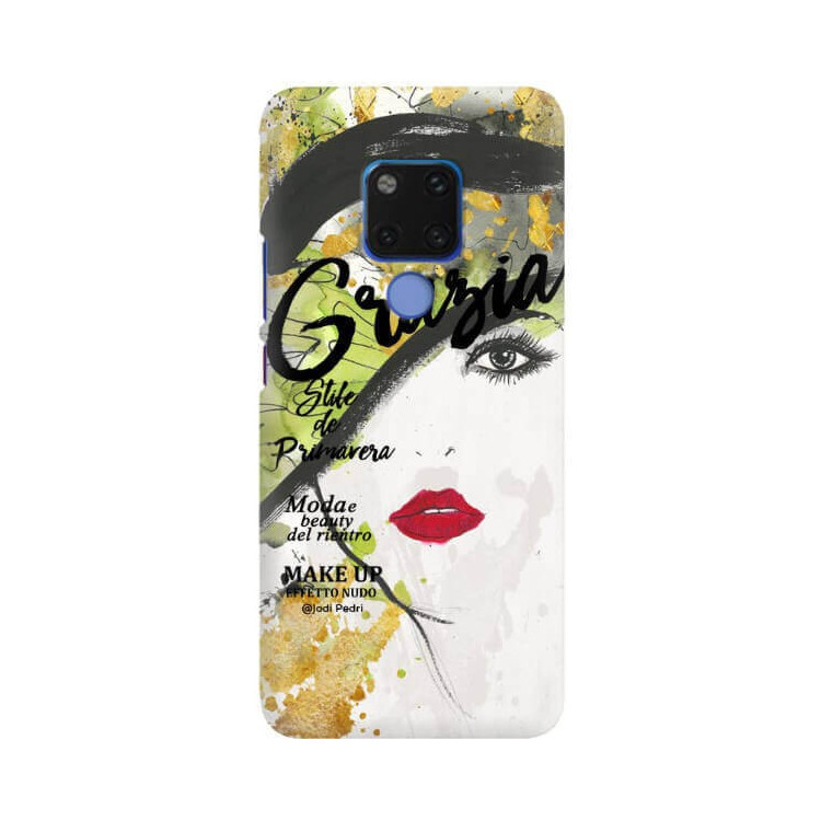 Etui Huawei MATE 20, Etui Jodi Pedri Transparentny - FunnyCase