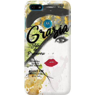 Etui Motorola MOTO E6 PLAY, Etui Jodi Pedri Transparentny - FunnyCase