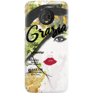 Etui Motorola MOTO G6, Etui Jodi Pedri Transparentny - FunnyCase