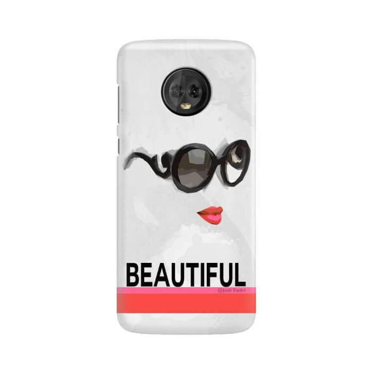 Etui Motorola MOTO G6, Etui Jodi Pedri Transparentny - FunnyCase