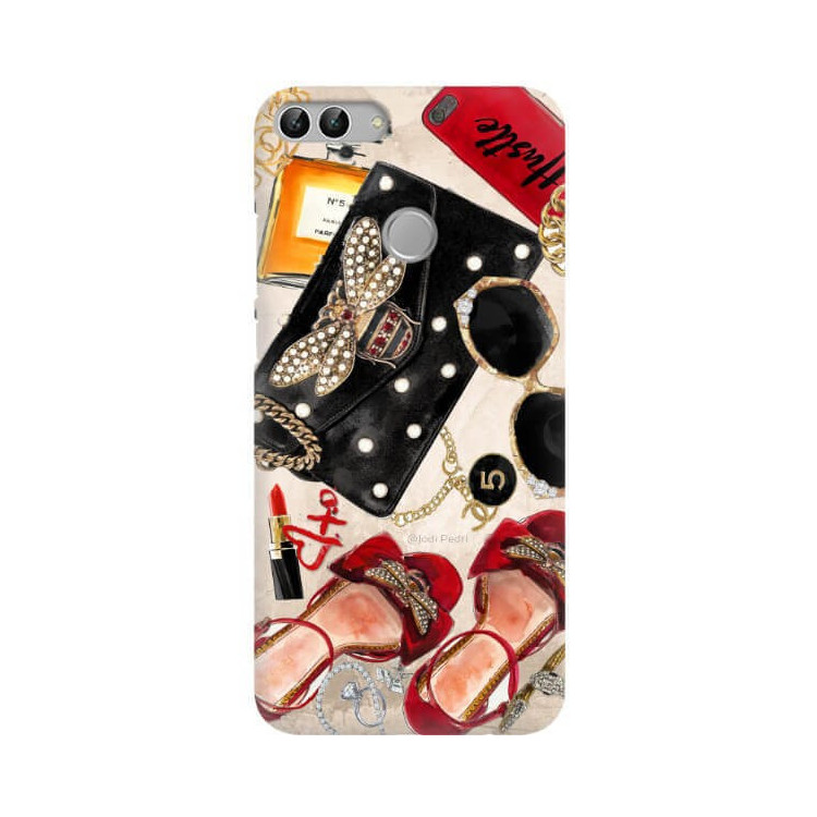 Etui Huawei P SMART, Etui Jodi Pedri Transparentny - FunnyCase