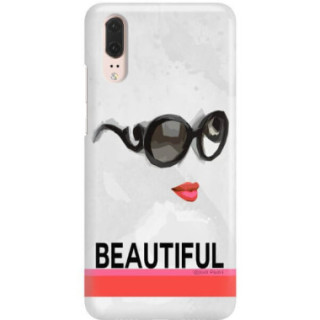 Etui Huawei P20, Etui Jodi Pedri Transparentny - FunnyCase