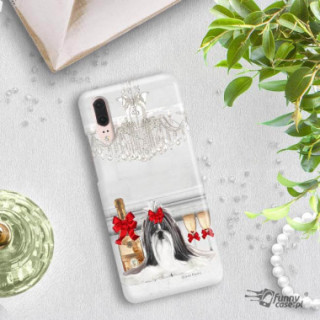 Etui Huawei P20, Etui Jodi Pedri Transparentny - FunnyCase