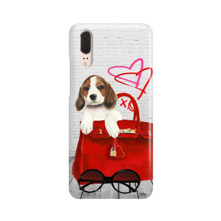 Etui Huawei P20, Etui Jodi Pedri Transparentny - FunnyCase