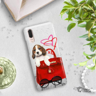 Etui Huawei P20, Etui Jodi Pedri Transparentny - FunnyCase