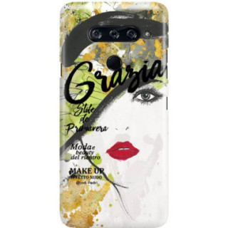 Etui Lg V40, Etui Jodi Pedri Transparentny - FunnyCase