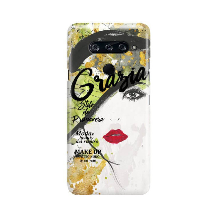 Etui Lg V40, Etui Jodi Pedri Transparentny - FunnyCase