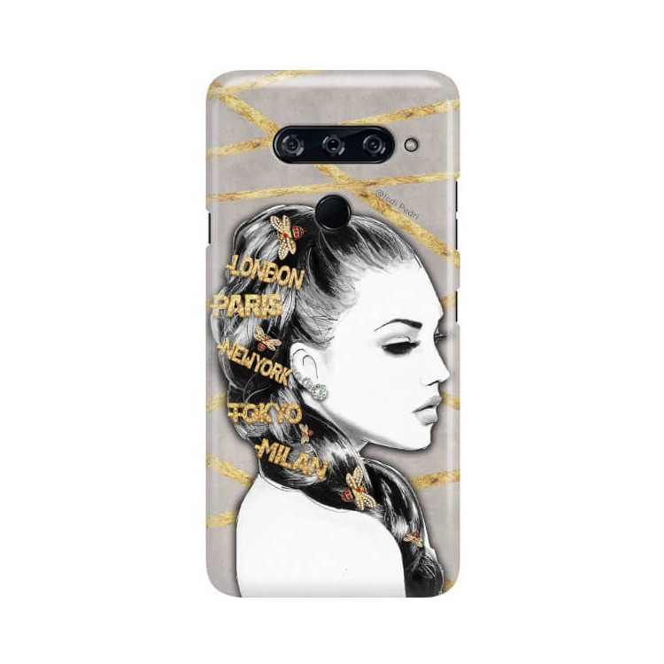 Etui Lg V40, Etui Jodi Pedri Transparentny - FunnyCase