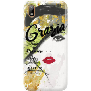 Etui Huawei Y5 2019, Etui Jodi Pedri Transparentny - FunnyCase