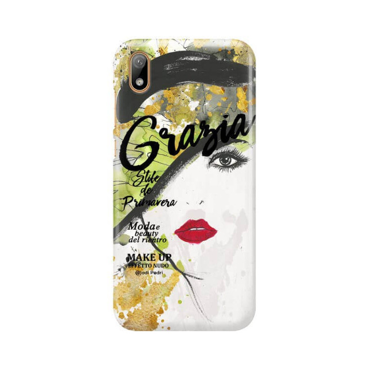 Etui Huawei Y5 2019, Etui Jodi Pedri Transparentny - FunnyCase