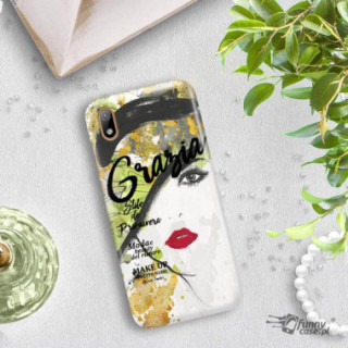Etui Huawei Y5 2019, Etui Jodi Pedri Transparentny - FunnyCase