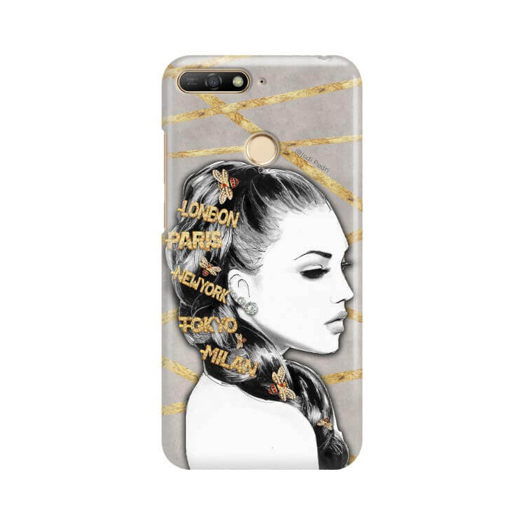 Etui Huawei Y6 2018 PRIME, Etui Jodi Pedri Transparentny - FunnyCase