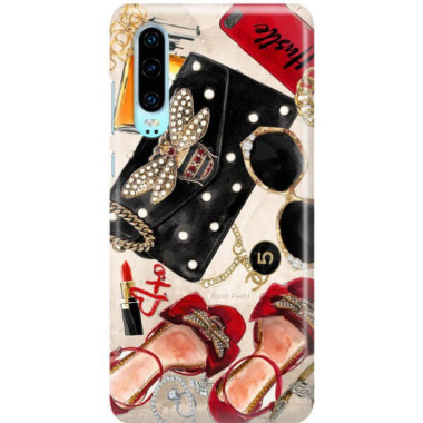 Etui Huawei P30, Etui Jodi Pedri Transparentny - FunnyCase