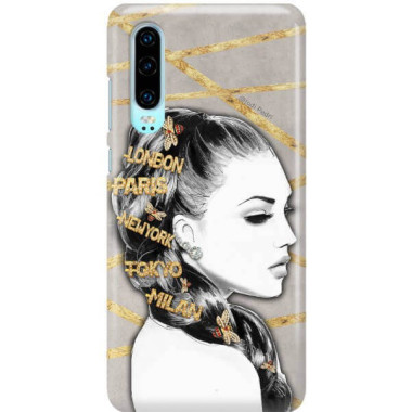 Etui Huawei P30, Etui Jodi Pedri Transparentny - FunnyCase
