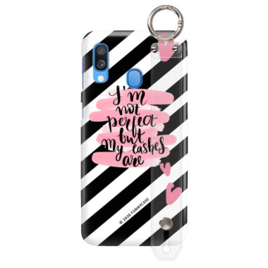 Etui Samsung GALAXY A40, Etui z Uchwytem Transparentny - FunnyCase