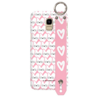 Etui Samsung GALAXY J6 2018, Etui z Uchwytem Transparentny - FunnyCase