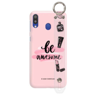 Etui Samsung GALAXY M20, Etui z Uchwytem Transparentny - FunnyCase