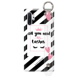 Etui Samsung GALAXY NOTE 10 PLUS, Etui z Uchwytem Transparentny - FunnyCase
