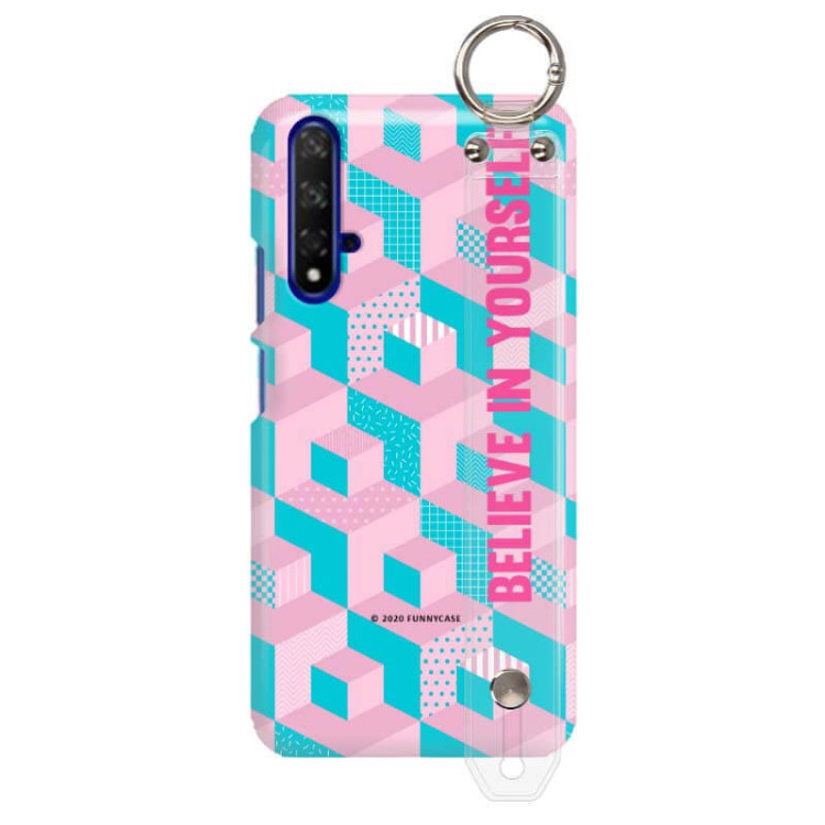 Etui Huawei HONOR 20, Etui z Uchwytem Transparentny - FunnyCase