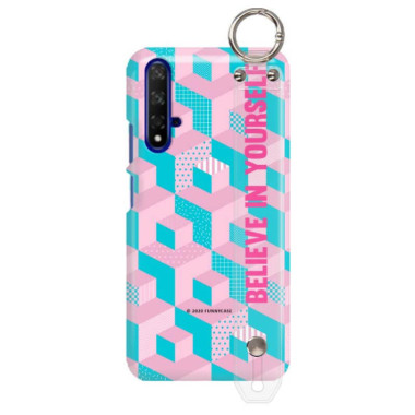 Etui Huawei HONOR 20, Etui z Uchwytem Transparentny - FunnyCase